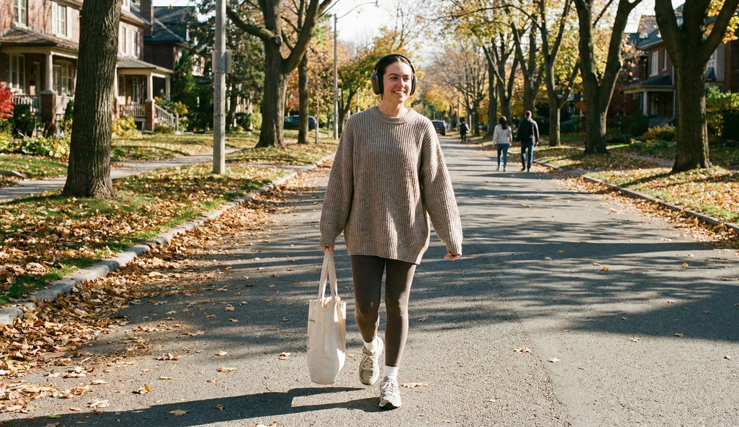 Illustration of gentle recovery walk